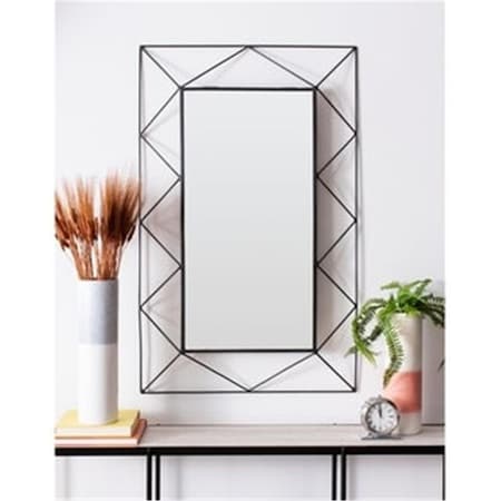 Safavieh Heath Mirror, Gunmetal MRR6502A
